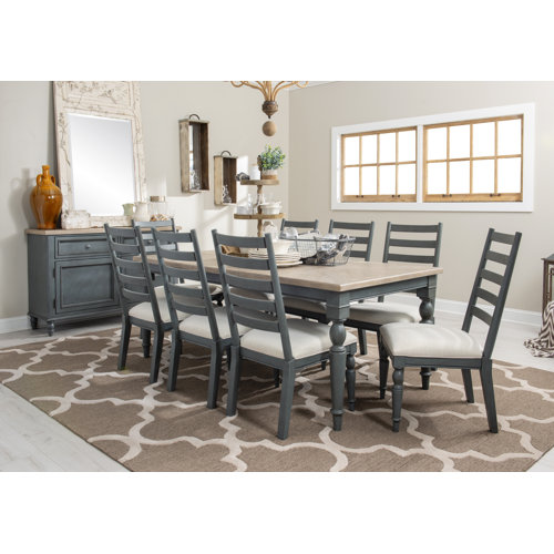 Legacy Classic Furniture 9 Piece Extendable Solid Wood Dining Set